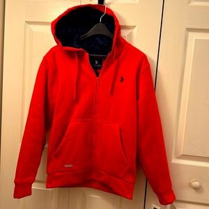 Men’s U.S. Polo Assn. Sherpa Hoodie Jacket
